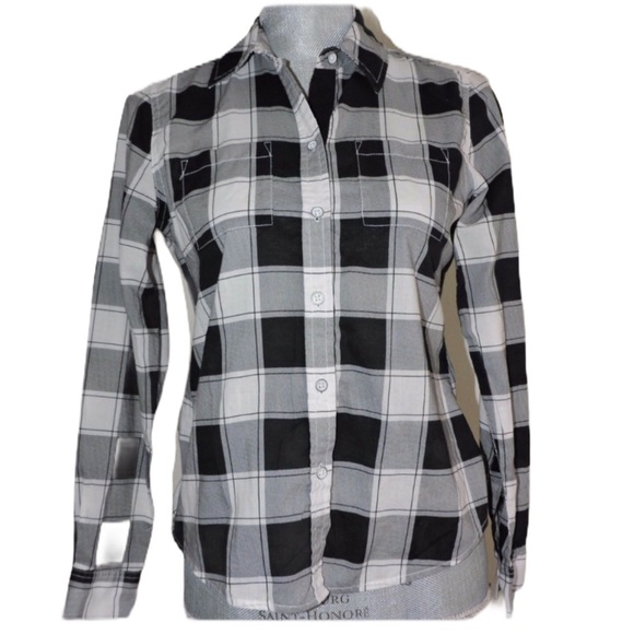 Foxcroft Tops - Foxcroft Button Down Shirt Buffalo Check Plaid 2P